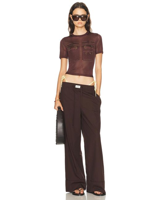 Staud Red Aster Top