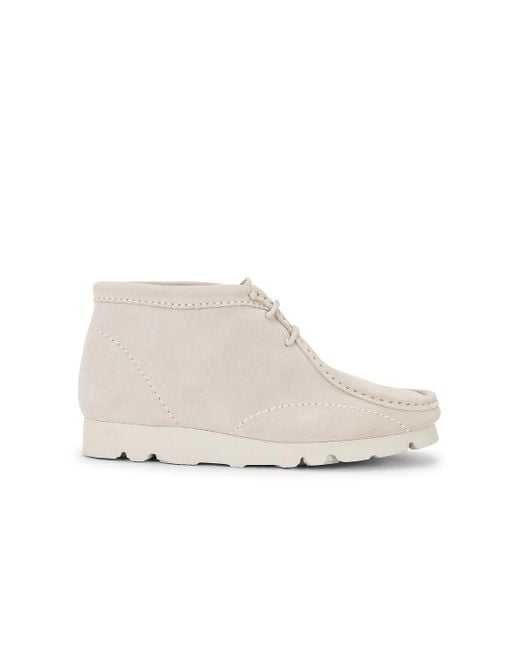 Clarks White X Post Archive Faction (Paf) Wallabeebt Boot for men