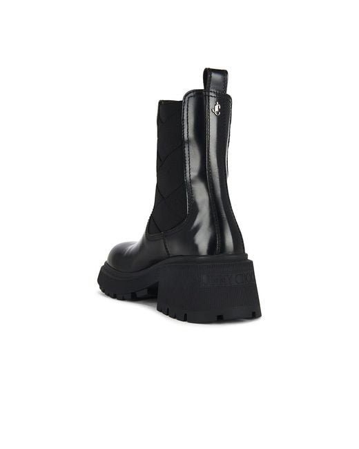 Jimmy Choo Black Louri Combat Boot