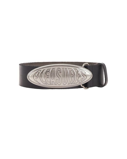 Pleasures Black Bubble Logo Belt