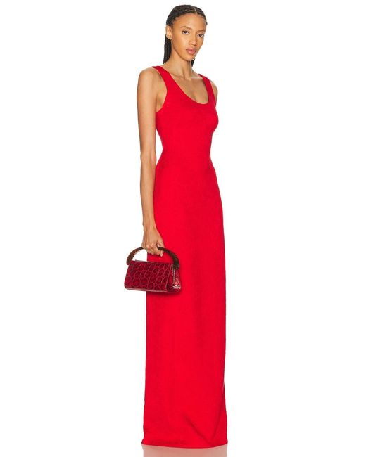 Dries Van Noten Red Crisp Bag