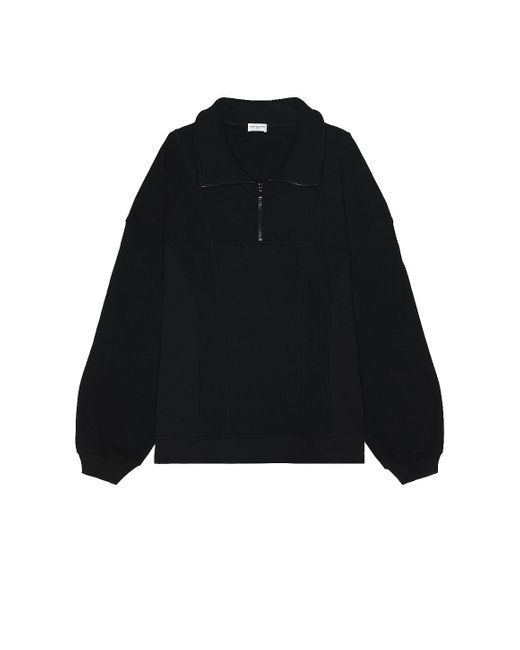 Saint Laurent Black Sweat Col Montant De for men