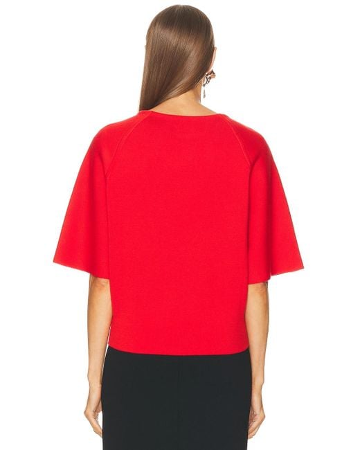 Khaite Red Warren Top