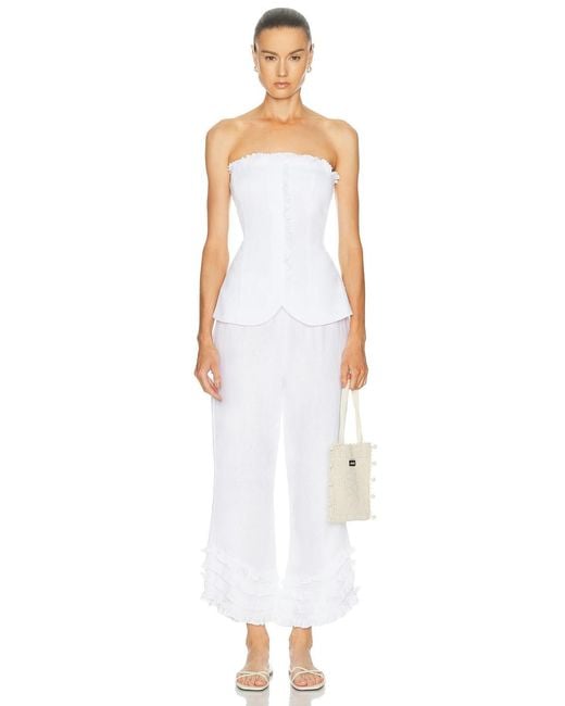 Posse White Florence Pant