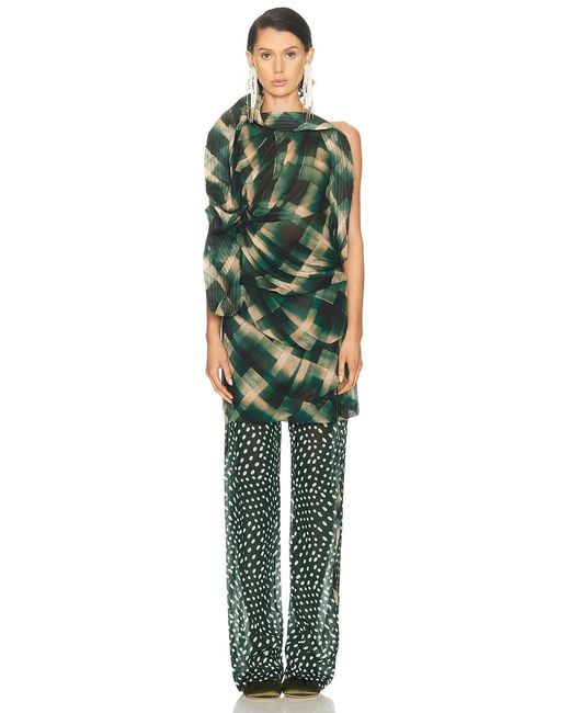 Dries Van Noten Green Codolla Shirt