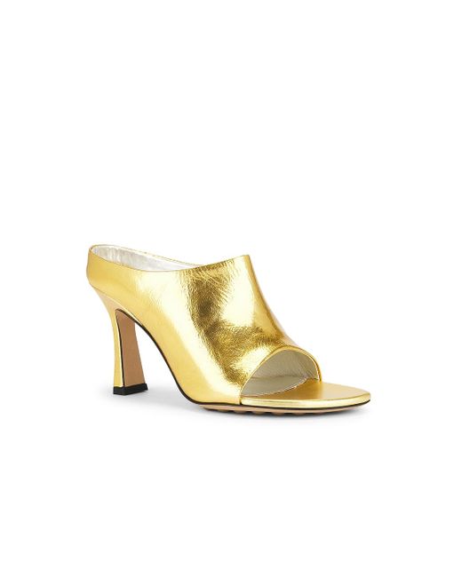 Bottega Veneta Yellow Mule Sandal