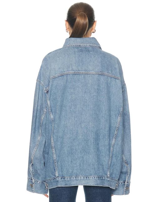 Agolde Blue Reworked Wayne Jacket