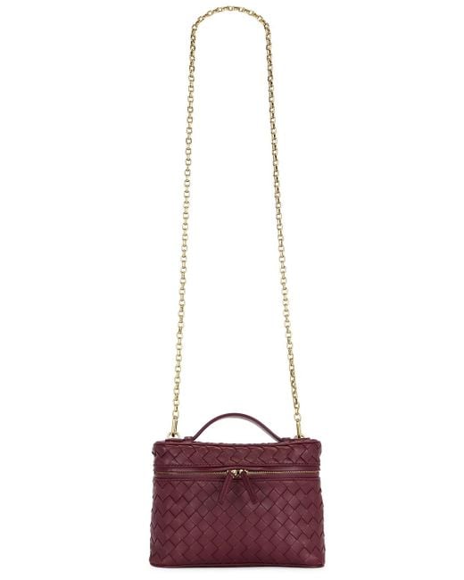 Bottega Veneta Purple Small Soft Vanity Bag