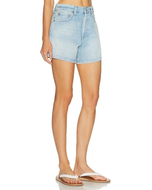 Agolde Blue Leith Short