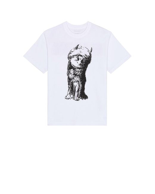 Sacai Men's White Where The Wild Things Are T-Shirt sacai WHERE