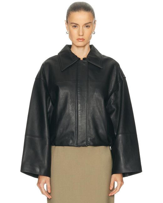 SRG Black Millie Leather Jacket