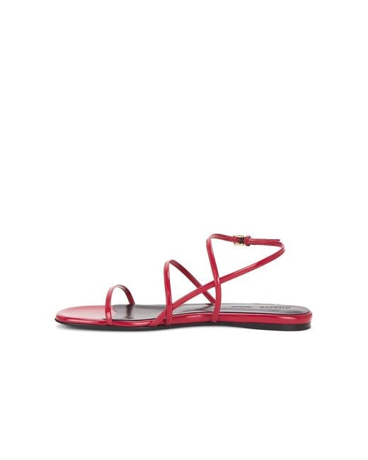 Khaite Pink Loop Flat Sandal