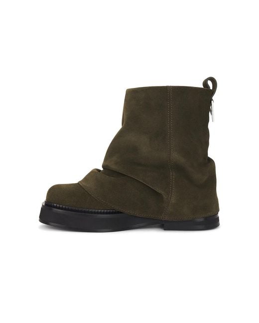 The Attico Brown Mini Robin Combat Boot