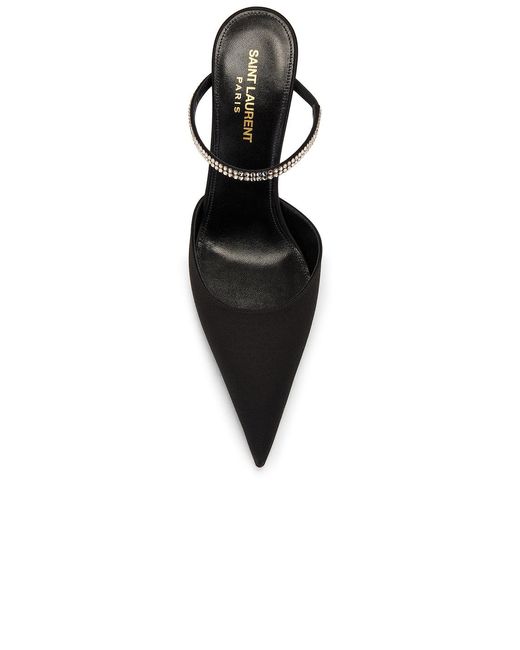 Saint Laurent White Killer Mule