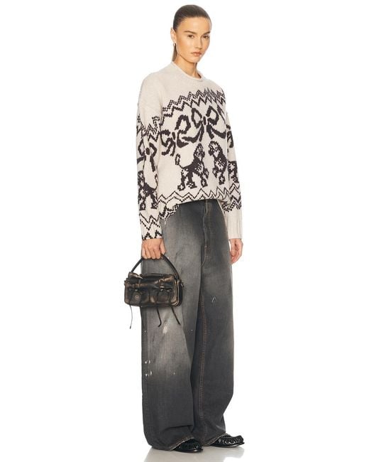 Acne Black Multi Pocket Micro Bag