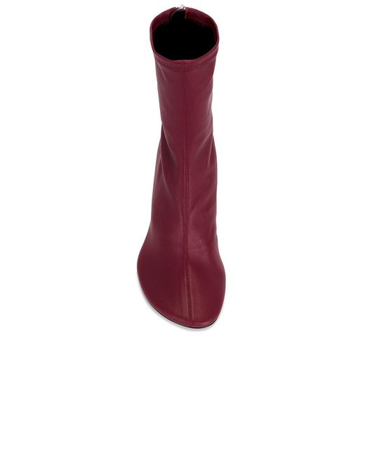 Acne Purple Back Ankle Boot