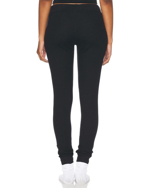 ÉTERNE Black Thermal Drawstring Pant