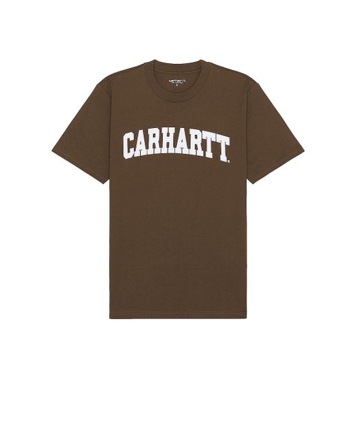 Carhartt Brown Short Sleeve University T-shirt for men
