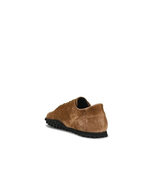Common Projects Brown Common Project Suede Minimal Runner Seventy for men