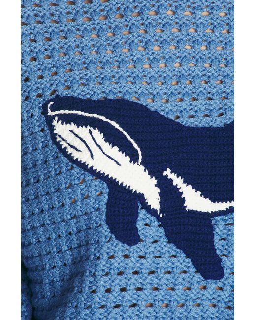 Staud Blue Giada Sweater