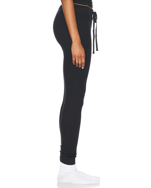 ÉTERNE Black Thermal Drawstring Pant