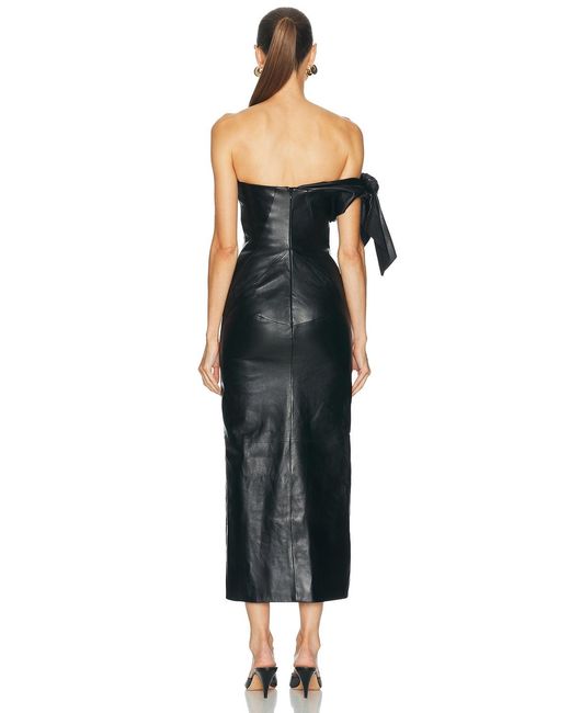 Givenchy Black Bow Bustier Gown