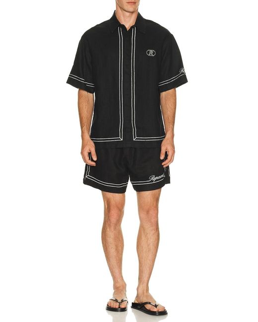 Represent Black Border Short for men