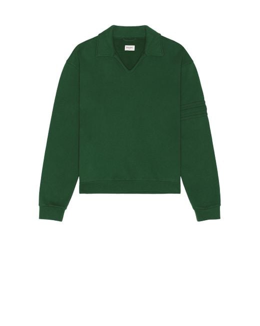 Bode Green Crew Polo for men