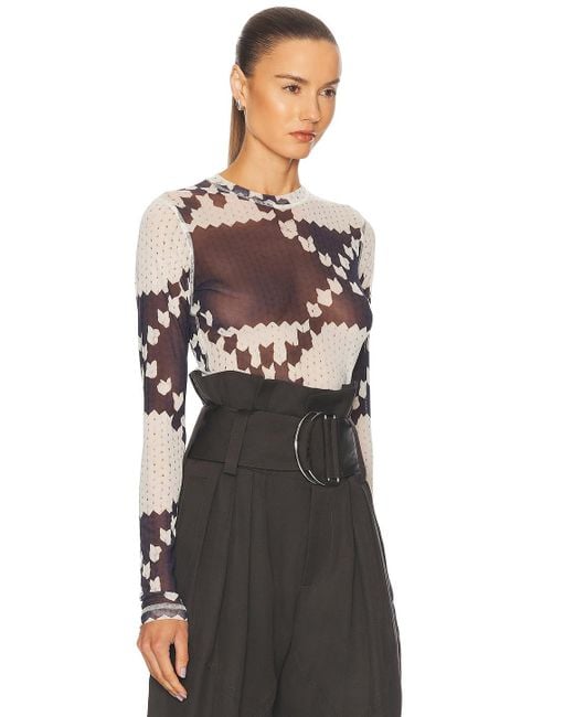 J.W. Anderson Black Long Sleeve Top