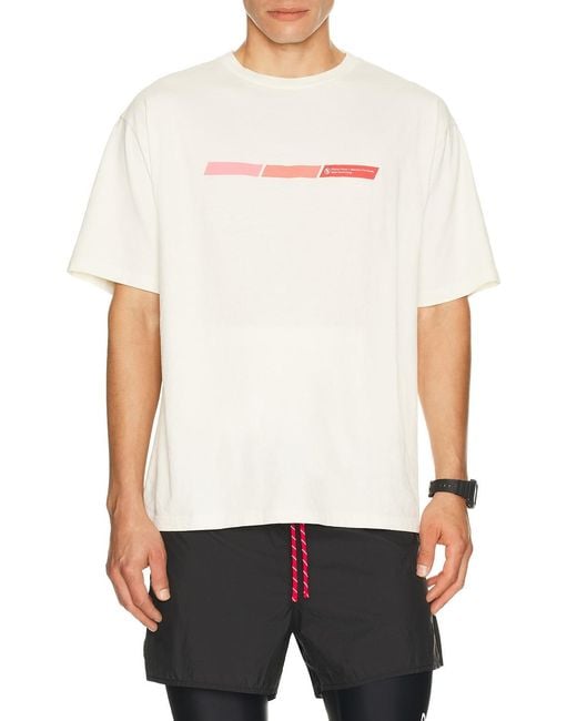 District Vision White X Massimo Osti Studio Tee for men