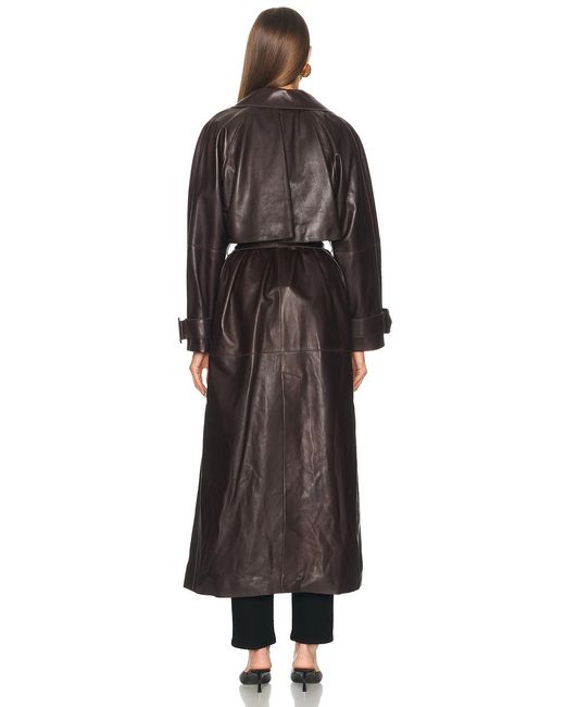 Nour Hammour Black Staley Coat