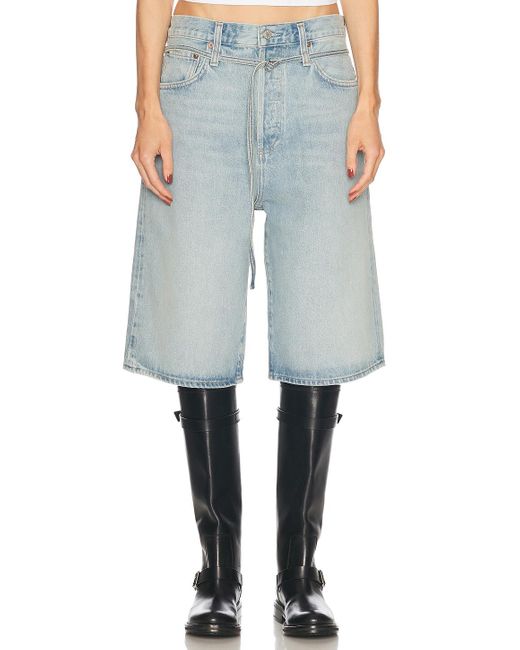 Agolde Blue Emmi Short