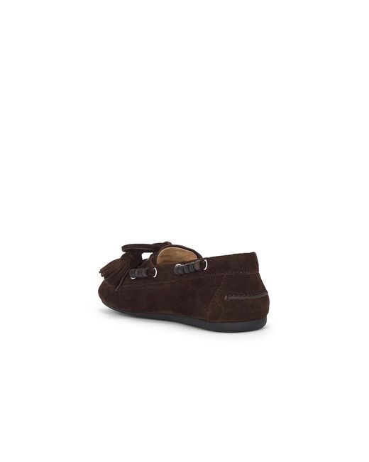 Miu Miu Brown Suede Mocassin