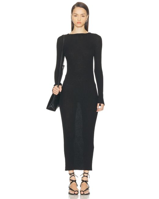 Khaite Black Sigrid Dress