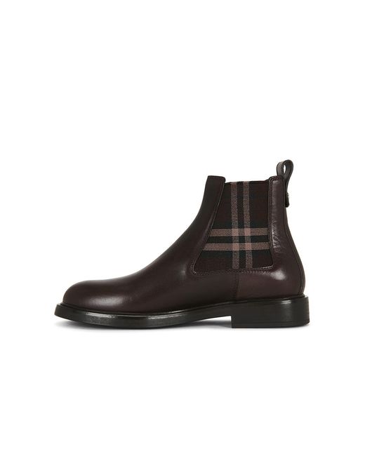 Burberry Brown Pembroke Boot for men