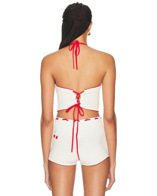 LoveShackFancy White Avanyah Top