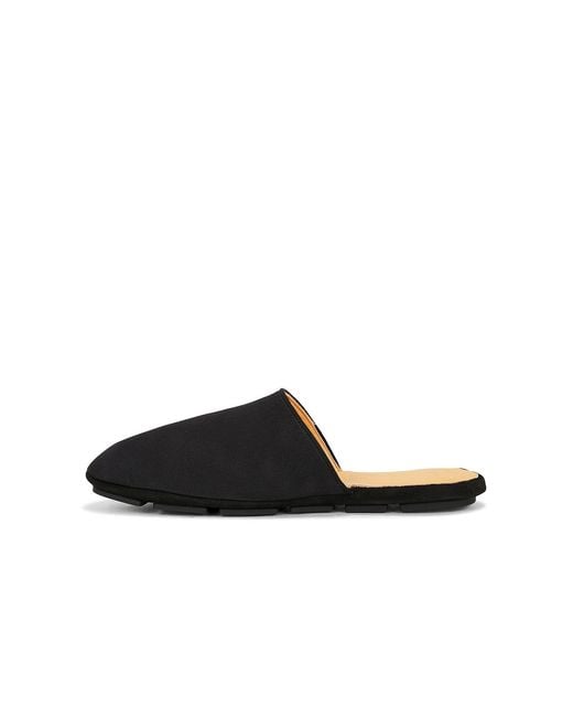 Tom Ford Black Satin Slipper