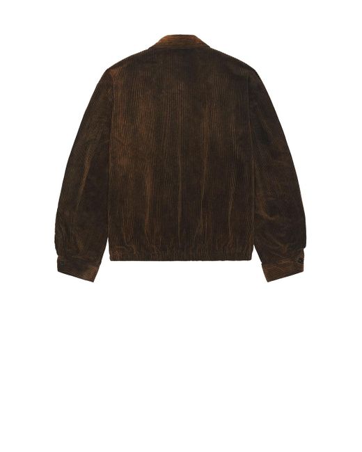 Agolde Brown Cord Torres Jacket for men