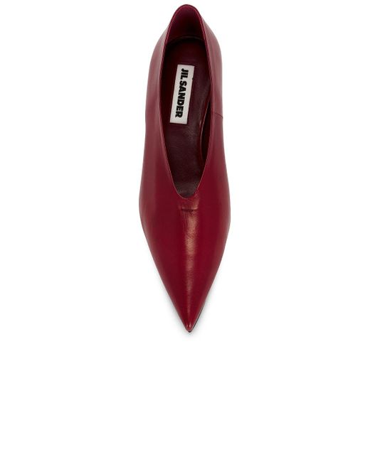 Jil Sander Red Pump