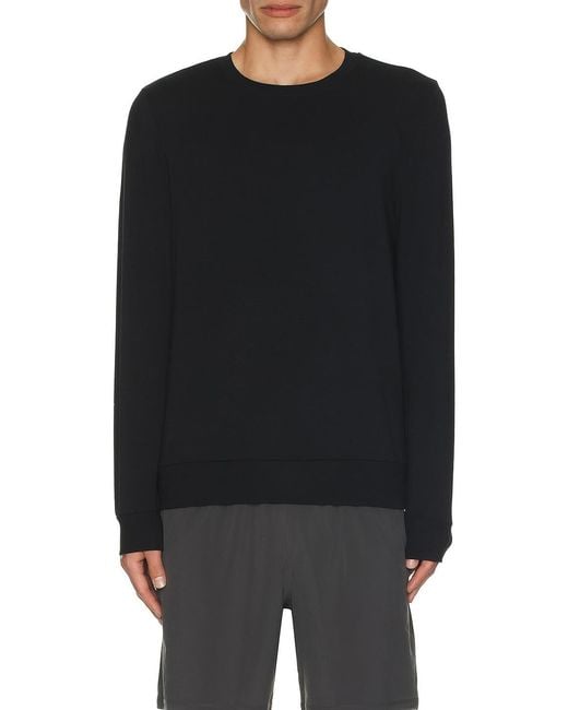 Beyond Yoga Black Always Beyond Pullover Crew for men