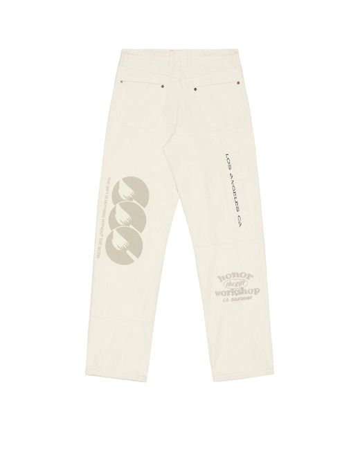 Honor The Gift White Banner Jean for men