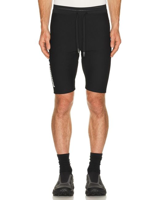 Paradise Zero Black Ribbed Half Tight for men