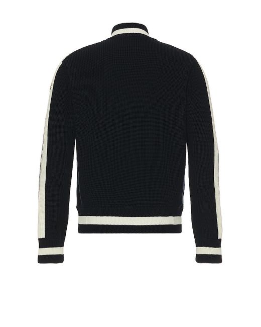 Moncler Black Zip Sweater Cardigan for men
