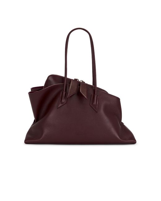 The Attico Brown La Passeggiata Top Handle Bag