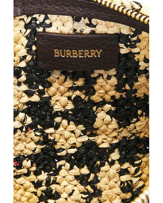 Burberry White Small Margate Pouch