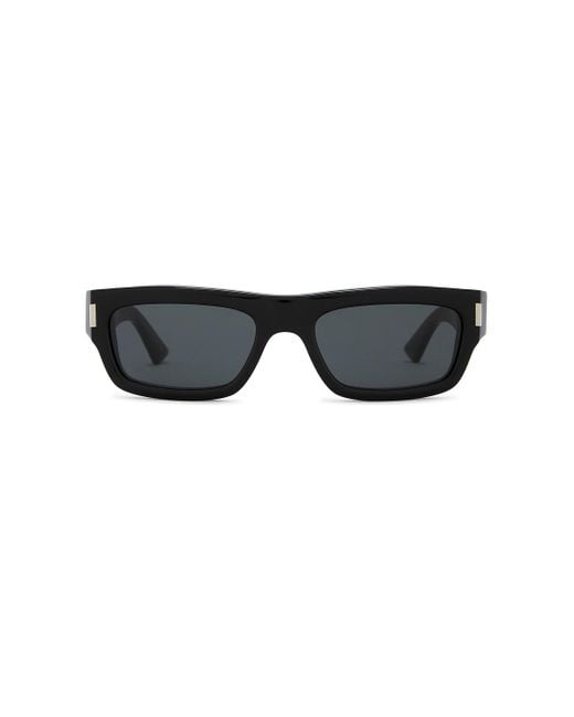 Saint Laurent Black Rectangular Sunglasses for men