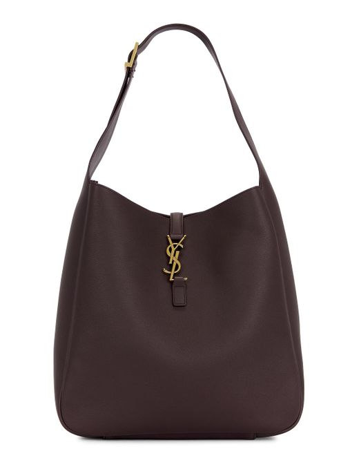 Saint Laurent Brown Large Le 5 A 7 Supple Bag
