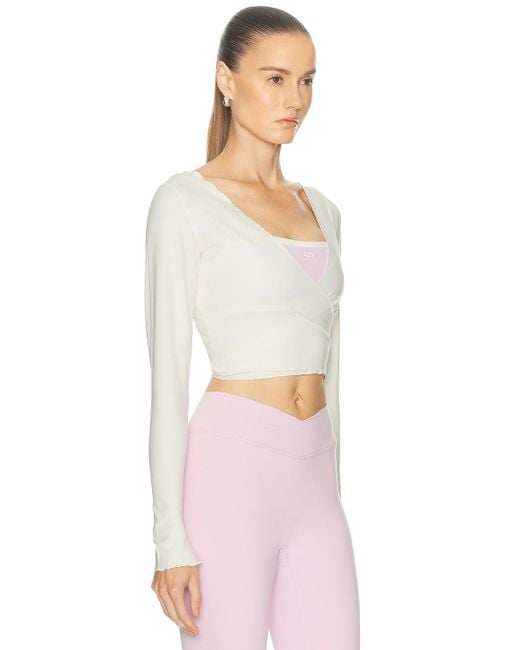 437 Natural The Wrap Top