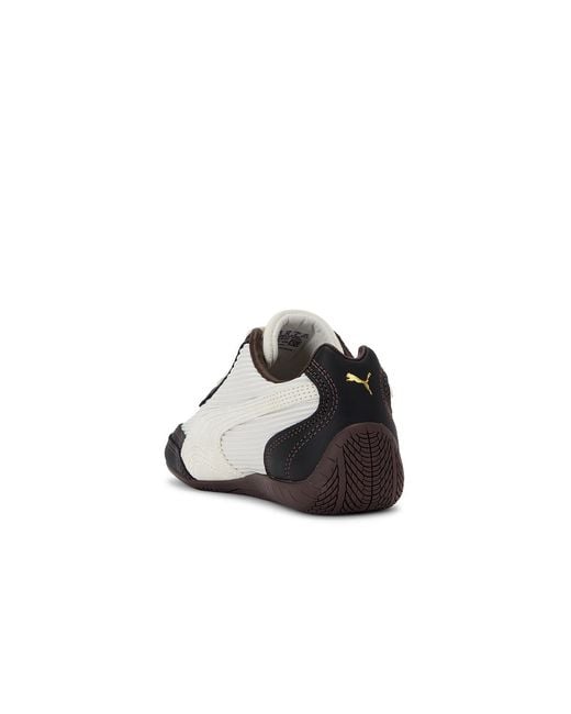 PUMA White Speedcat Textile Sneaker
