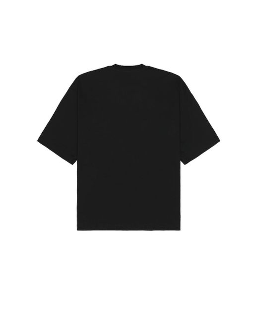 Lanvin Black Curblace Oversized T-shirt for men